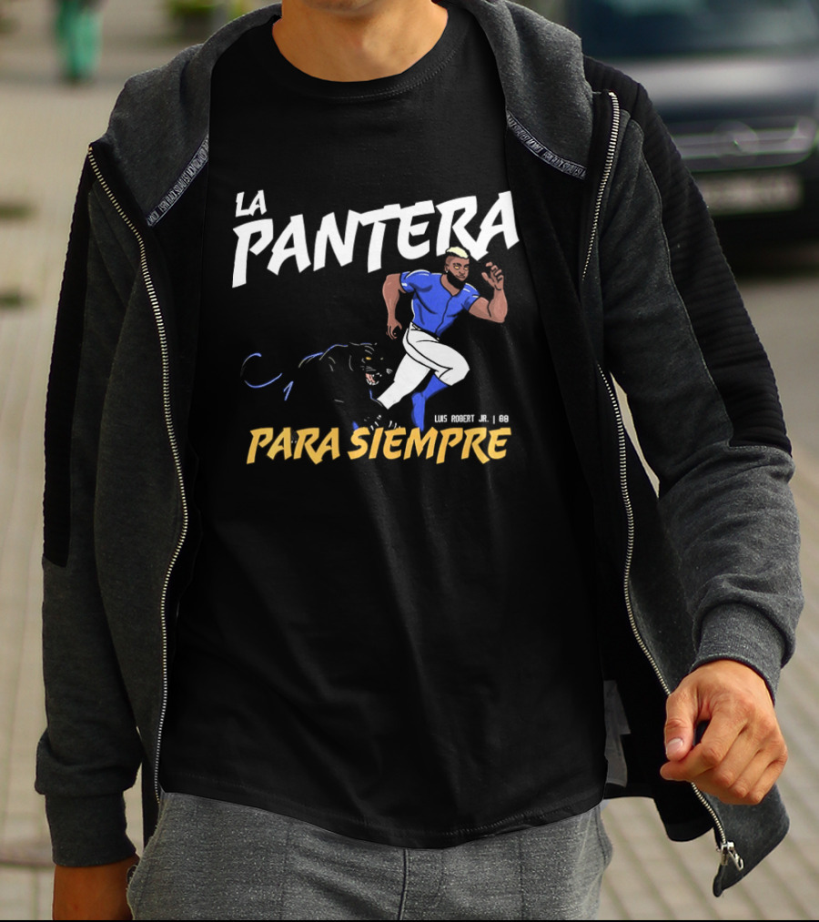 La Pantera Para Siempre Luis Robert Jr New York Mets Baseball T-Shirt