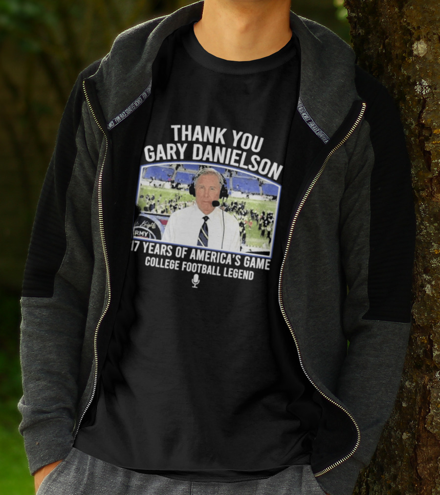 Thank You Gary Danielson 17 Years Of America's Game College Football Legend T-Shirt