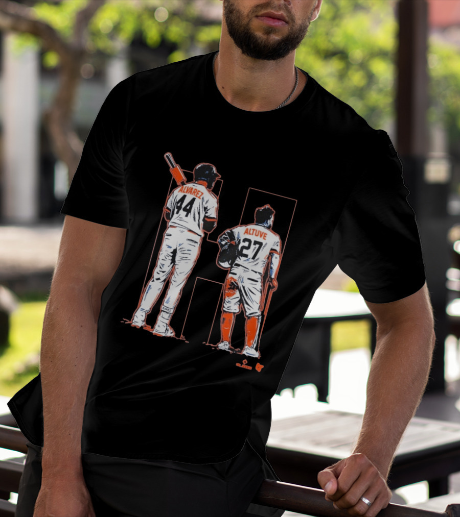 Yordan Alvarez Jose Altuve 44 27 Houston Baseball Astros H Duo T-Shirt