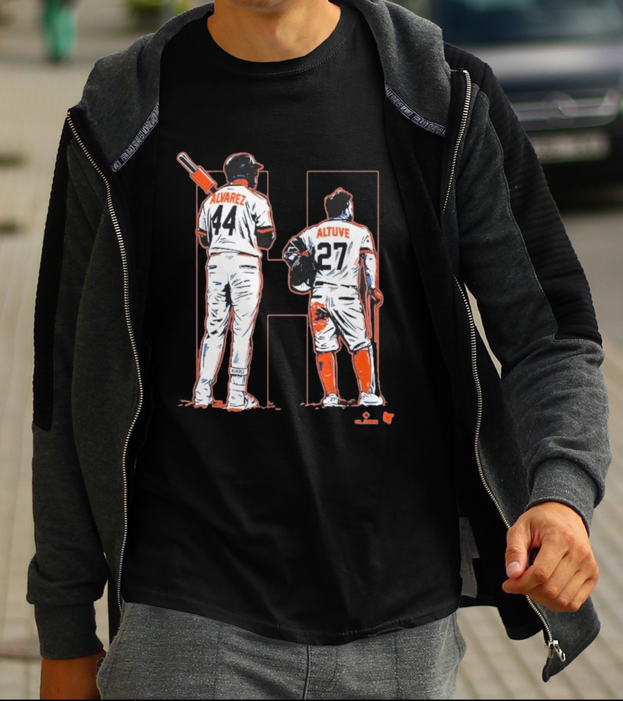 Yordan Alvarez Jose Altuve 44 27 Houston Baseball Astros H Duo T-Shirt