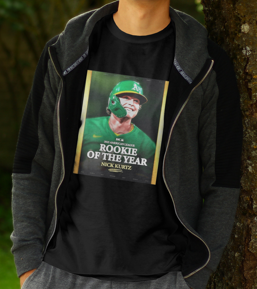 2025 American League Rookie Of The Year Nick Kurtz Oakland Athletics T-Shirt