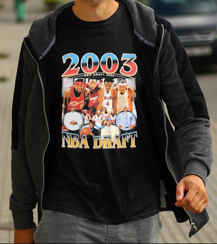 2003 NBA Draft James Anthony Bosh Wade T-Shirt
