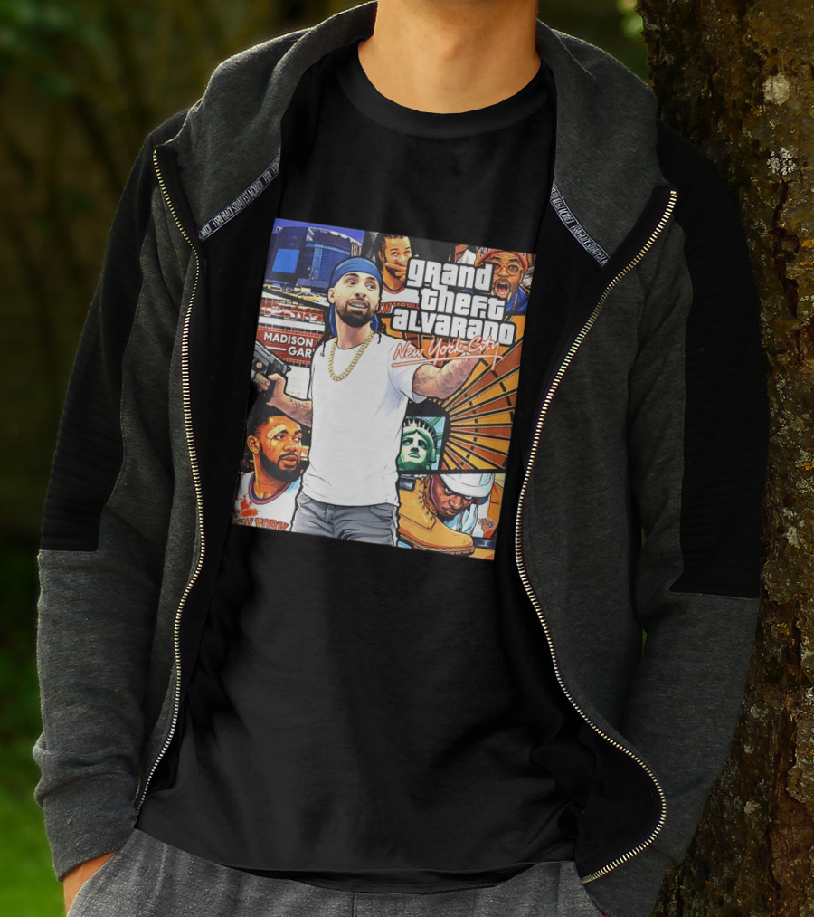 Grand Theft Alvarado New York City Madison Square Garden Knicks Energy T-Shirt