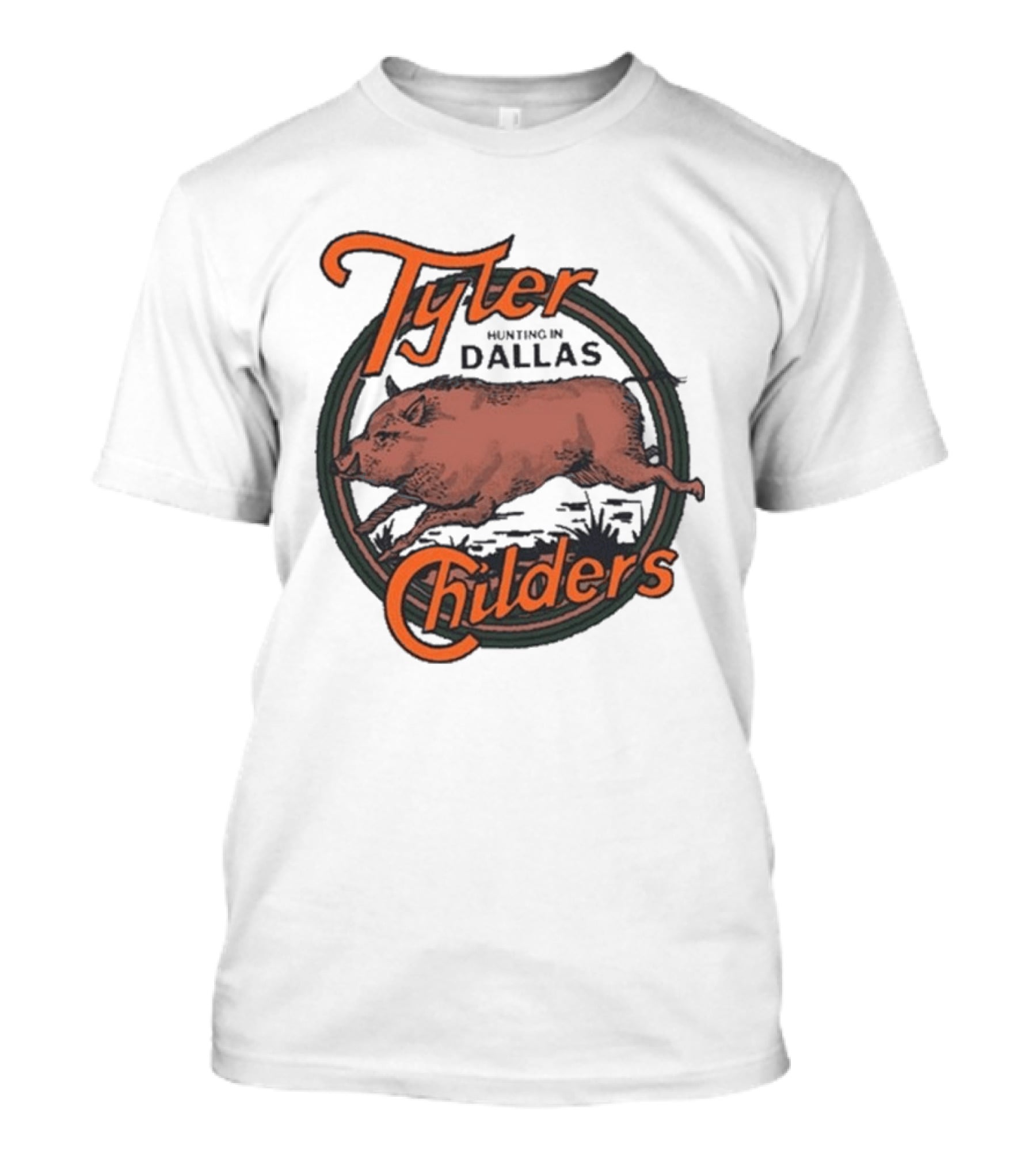 Tyler Childers Hunting Dallas April 23 2026 Tour T-Shirt