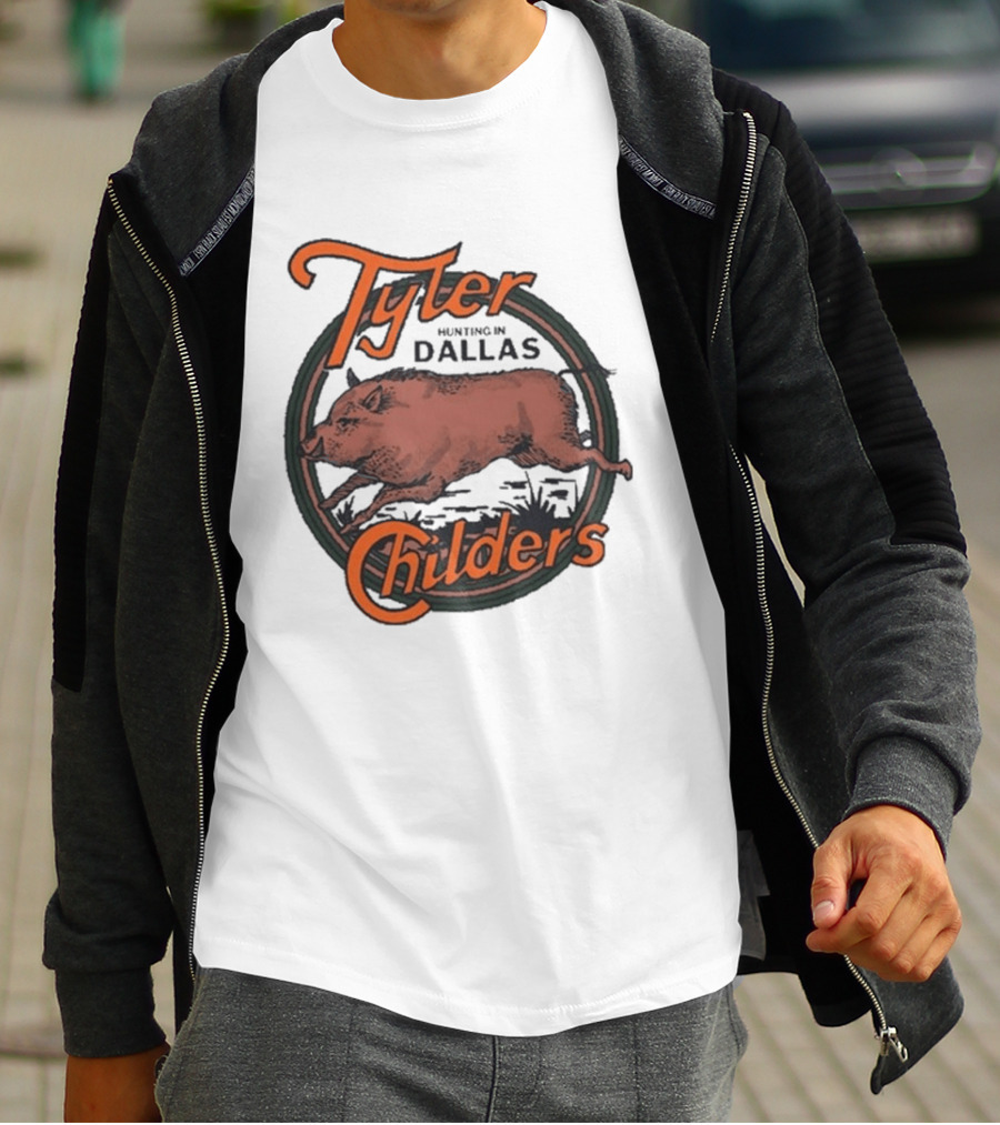 Tyler Childers Hunting Dallas April 23 2026 Tour T-Shirt