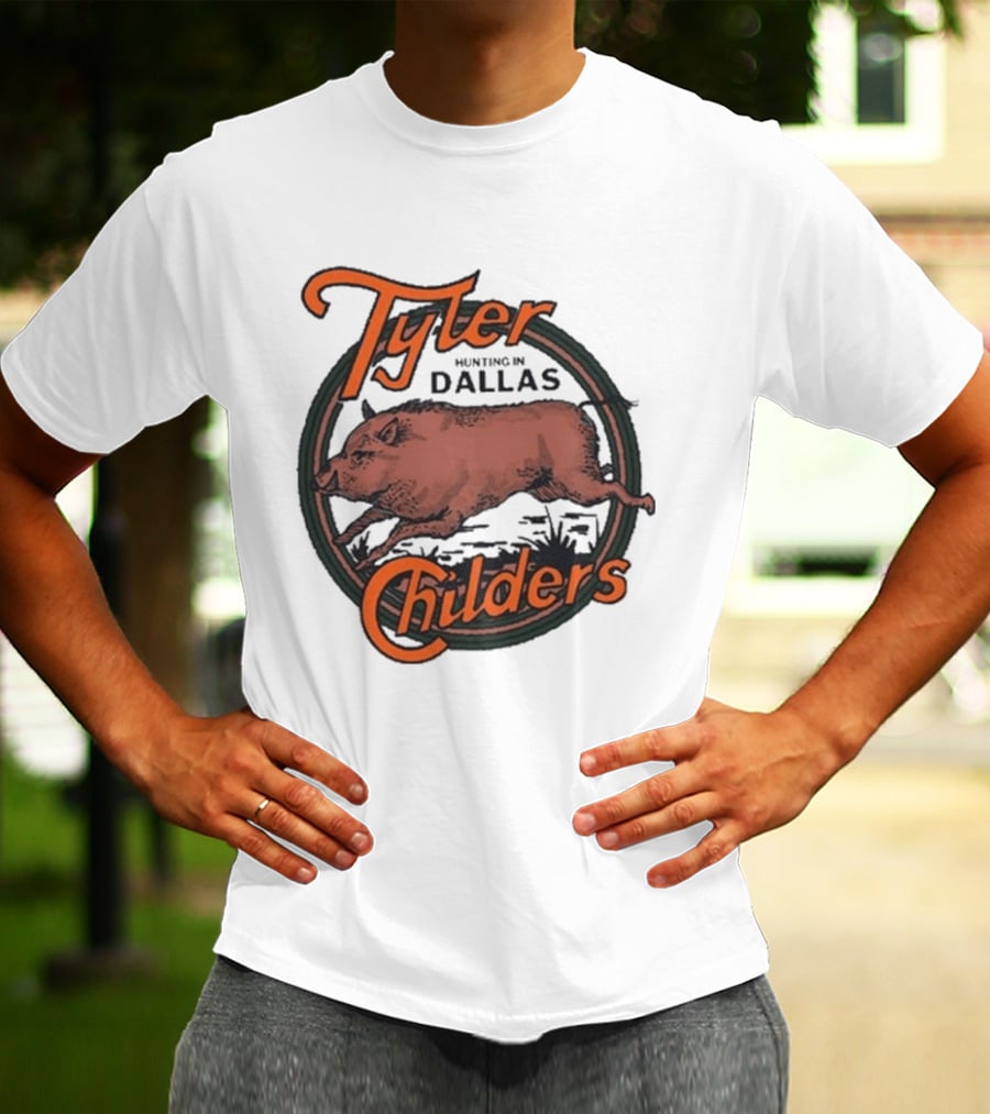 Tyler Childers Hunting Dallas April 23 2026 Tour T-Shirt