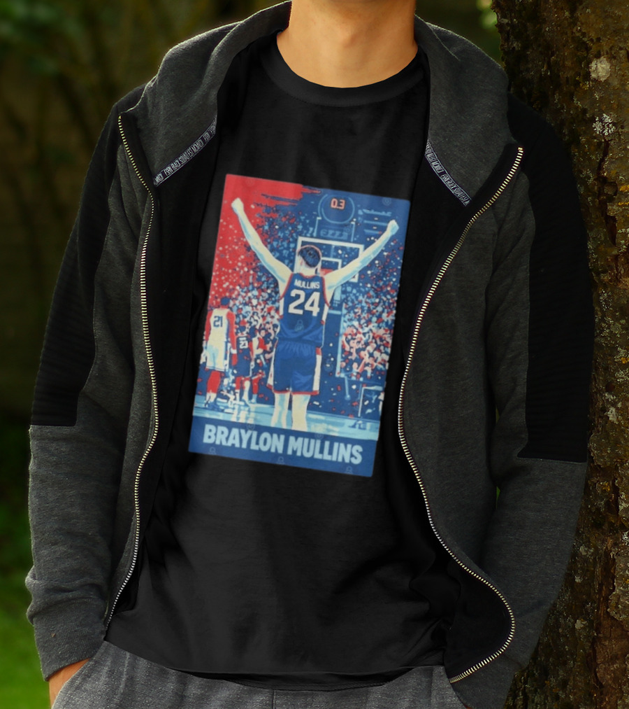 Braylon Mullins 0.3 Uconn Basketball Game Winning Moment T-Shirt