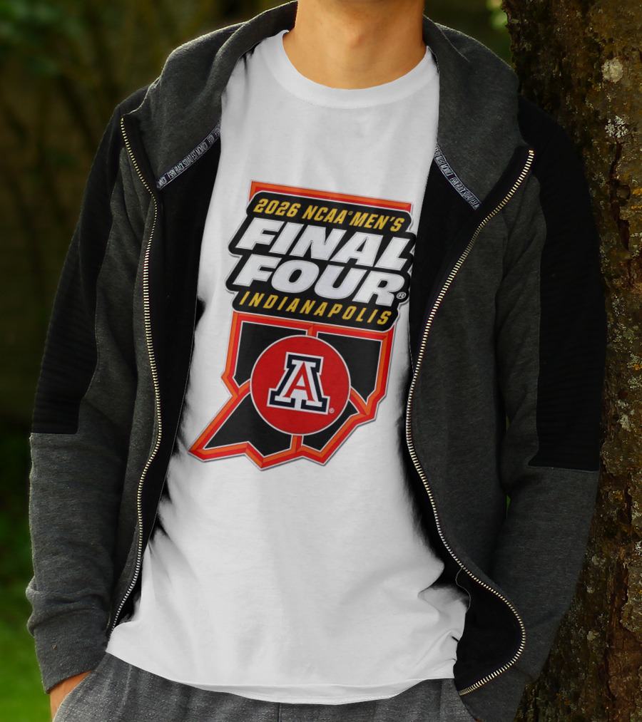 Arizona Wildcats NCAA Men's Final Four 2026 Indianapolis T-Shirt