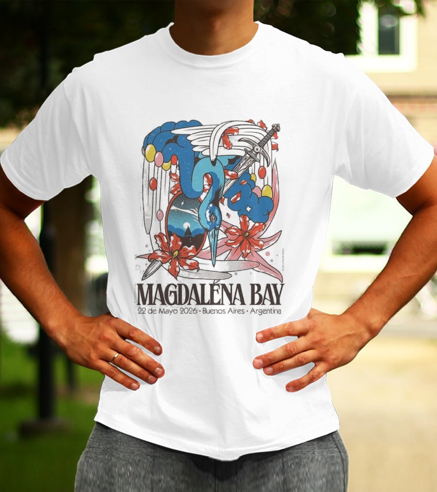 Magdalena Bay 22 De Mayo 2026 Buenos Aires Argentina Event T-Shirt