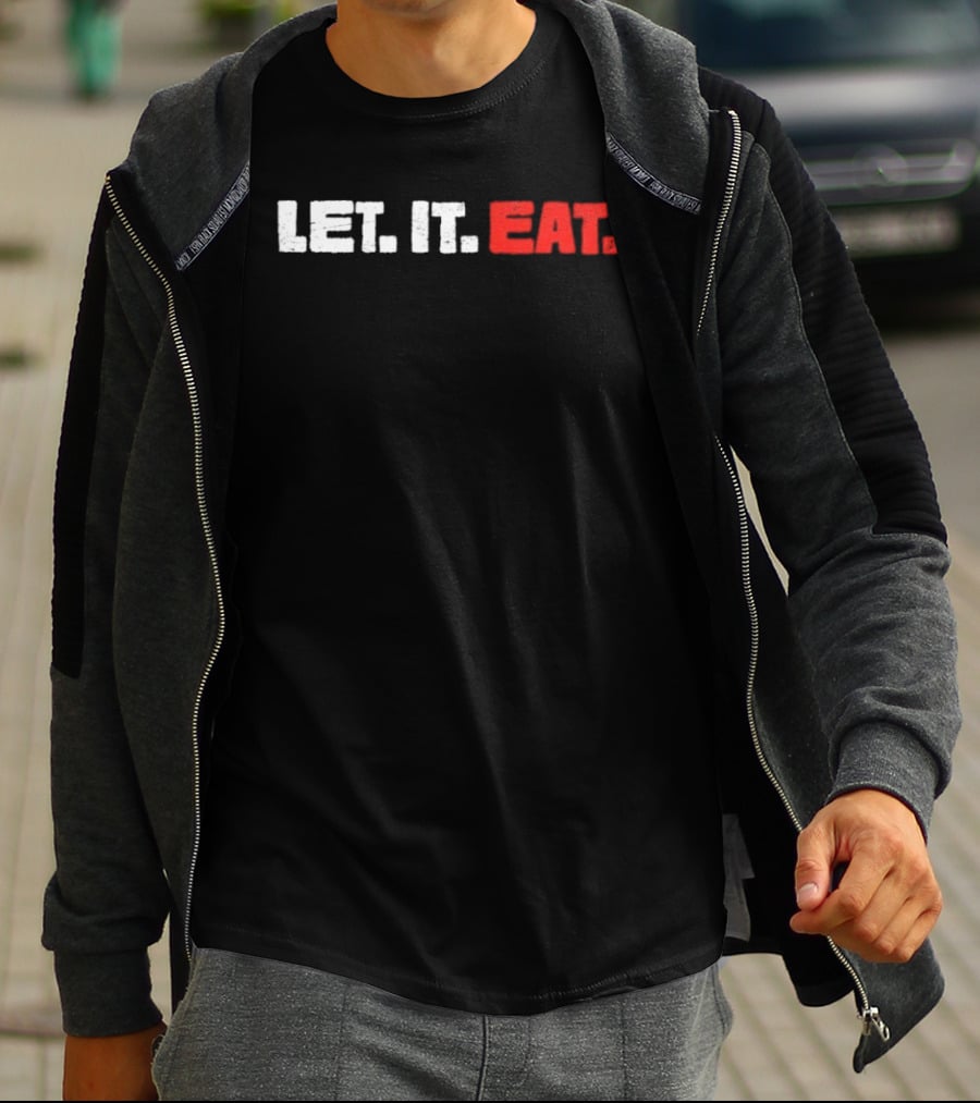 Trevor Bauer Wearing Let It Eat T-Shirt