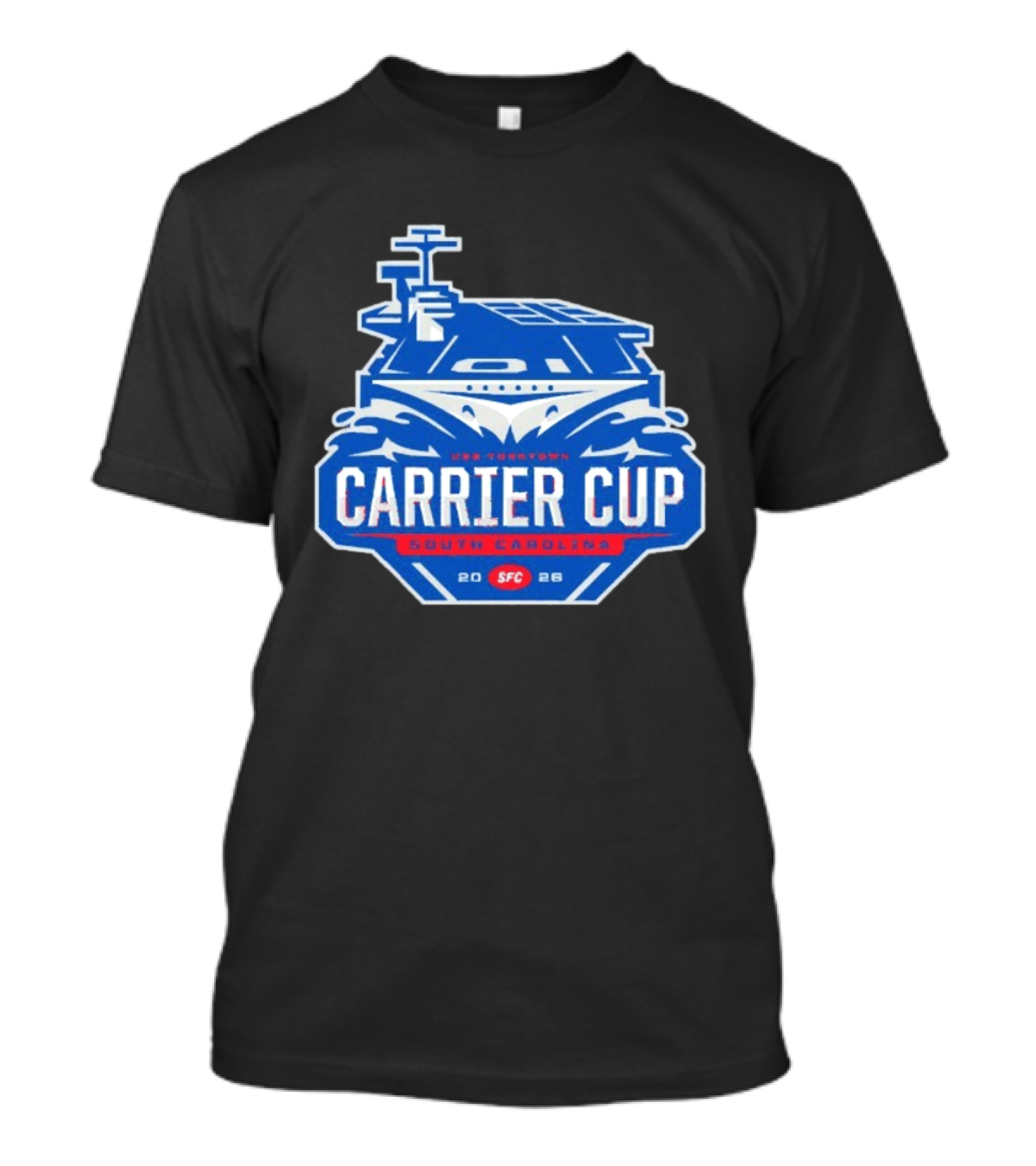 USS Yorktown Carrier Cup South Carolina SFC 2026 Tournament T-Shirt