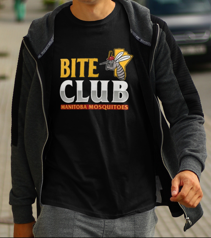 Bite Club Winnipeg Goldeyes Manitoba Mosquitoes 2026 T-Shirt