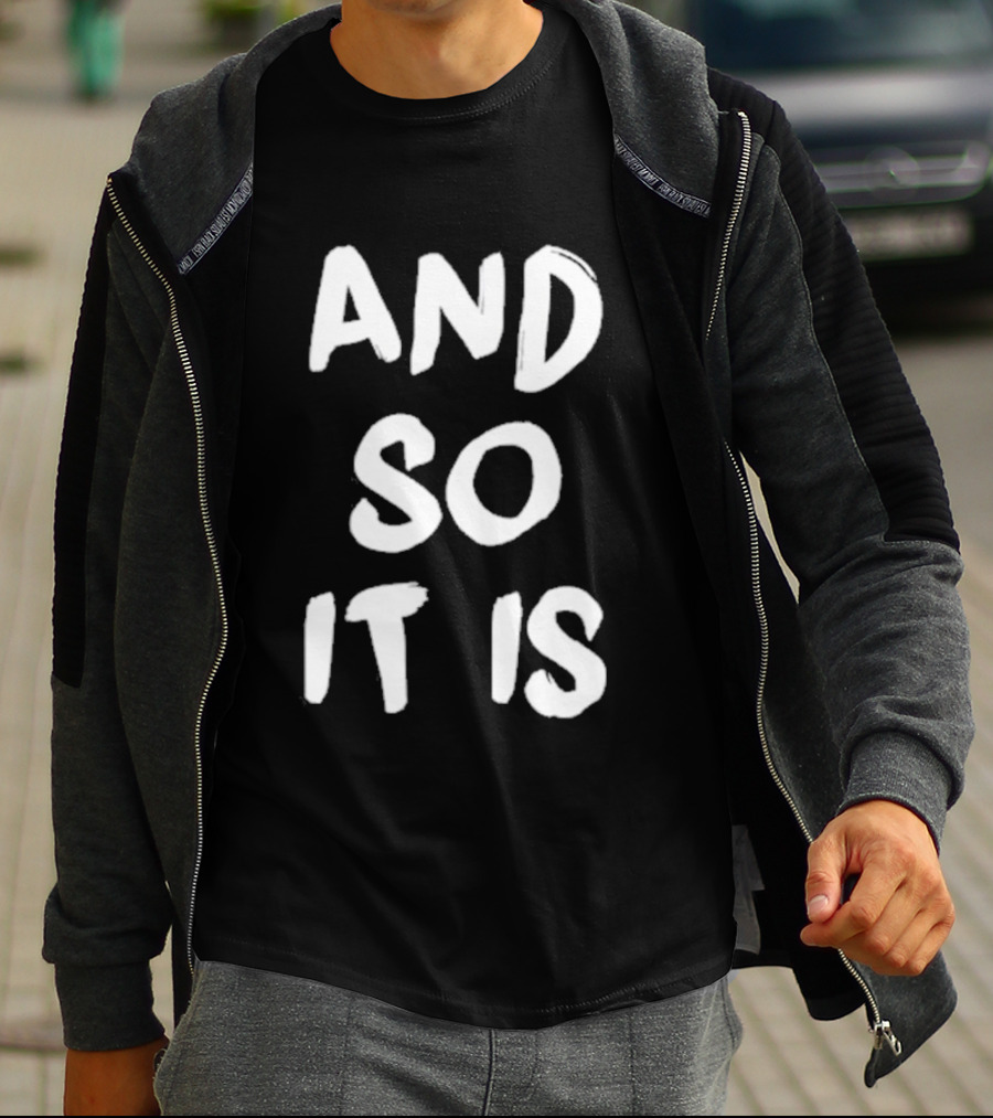 AND SO IT IS Angels Now Standard Shoulder T-Shirt