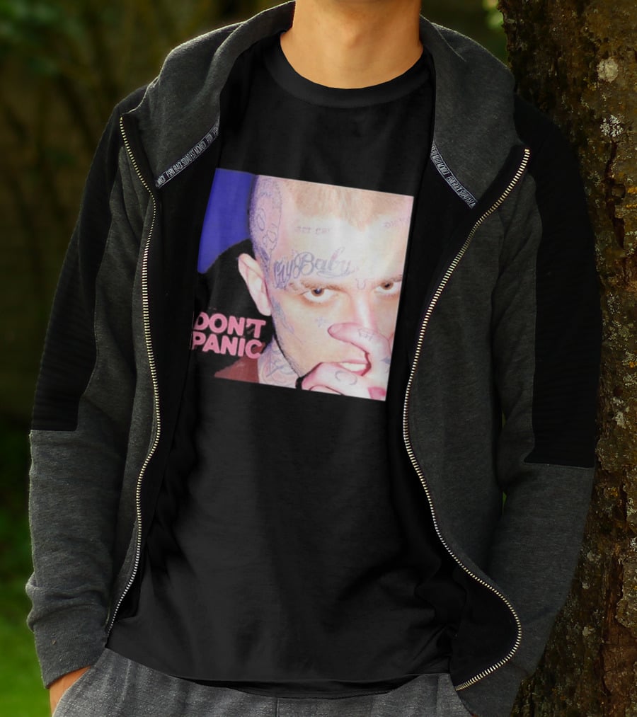 Lil Peep Don't Panic Single Cover Tattoo T-Shirt