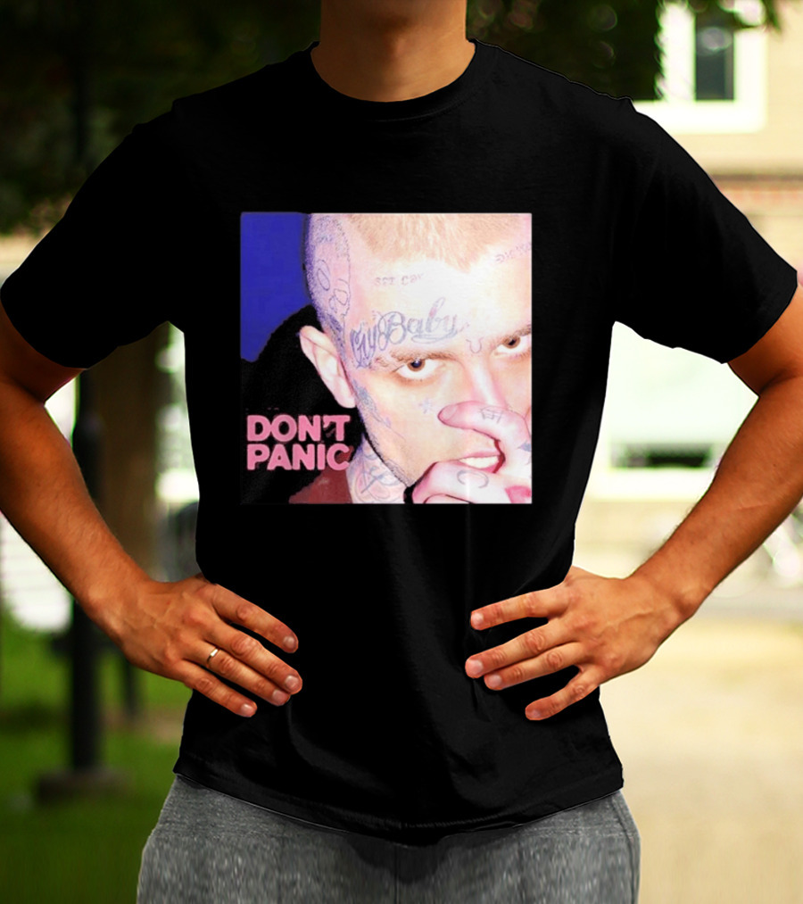 Lil Peep Don't Panic Single Cover Tattoo T-Shirt