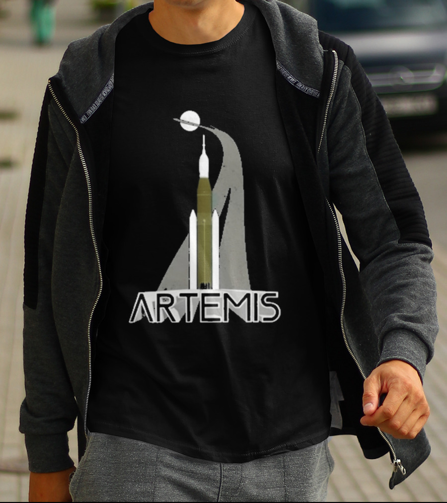 Nasa Artemis II Rocket Launch Space Exploration Mission T-Shirt