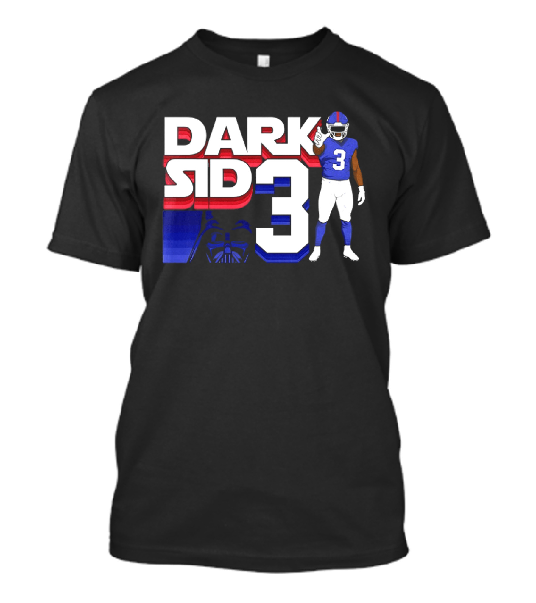 Dark Sid3 New York Giants Football Darth Vader T-Shirt