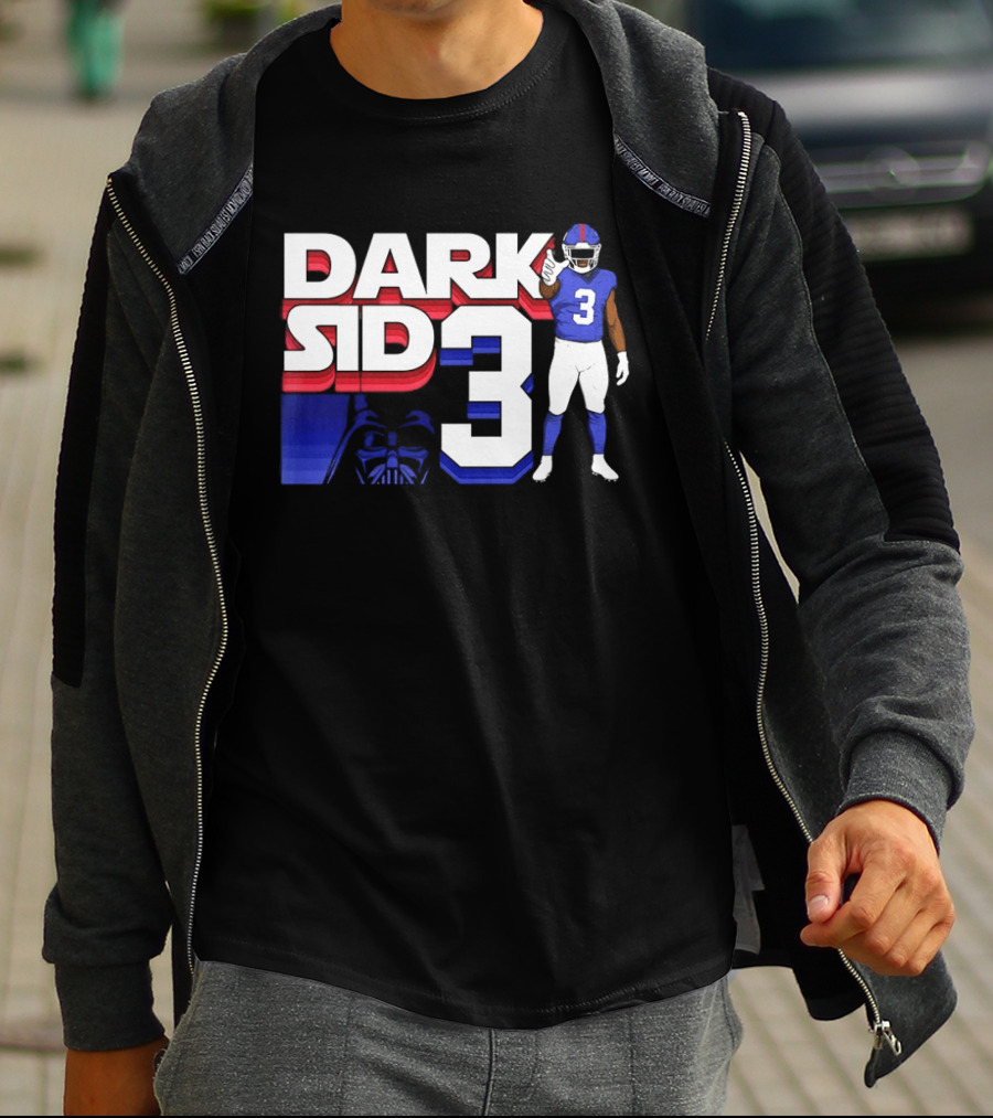 Dark Sid3 New York Giants Football Darth Vader T-Shirt