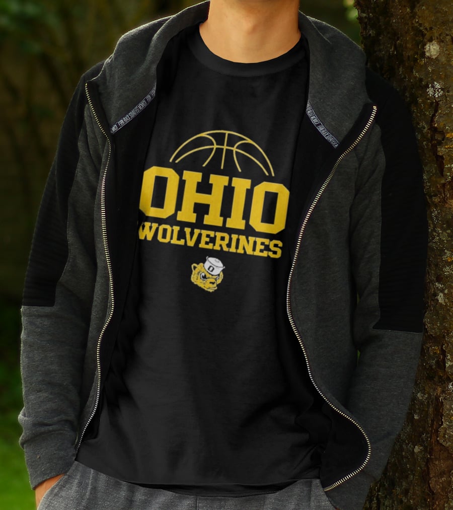 Ohio Wolverines Basketball Yellow T-Shirt