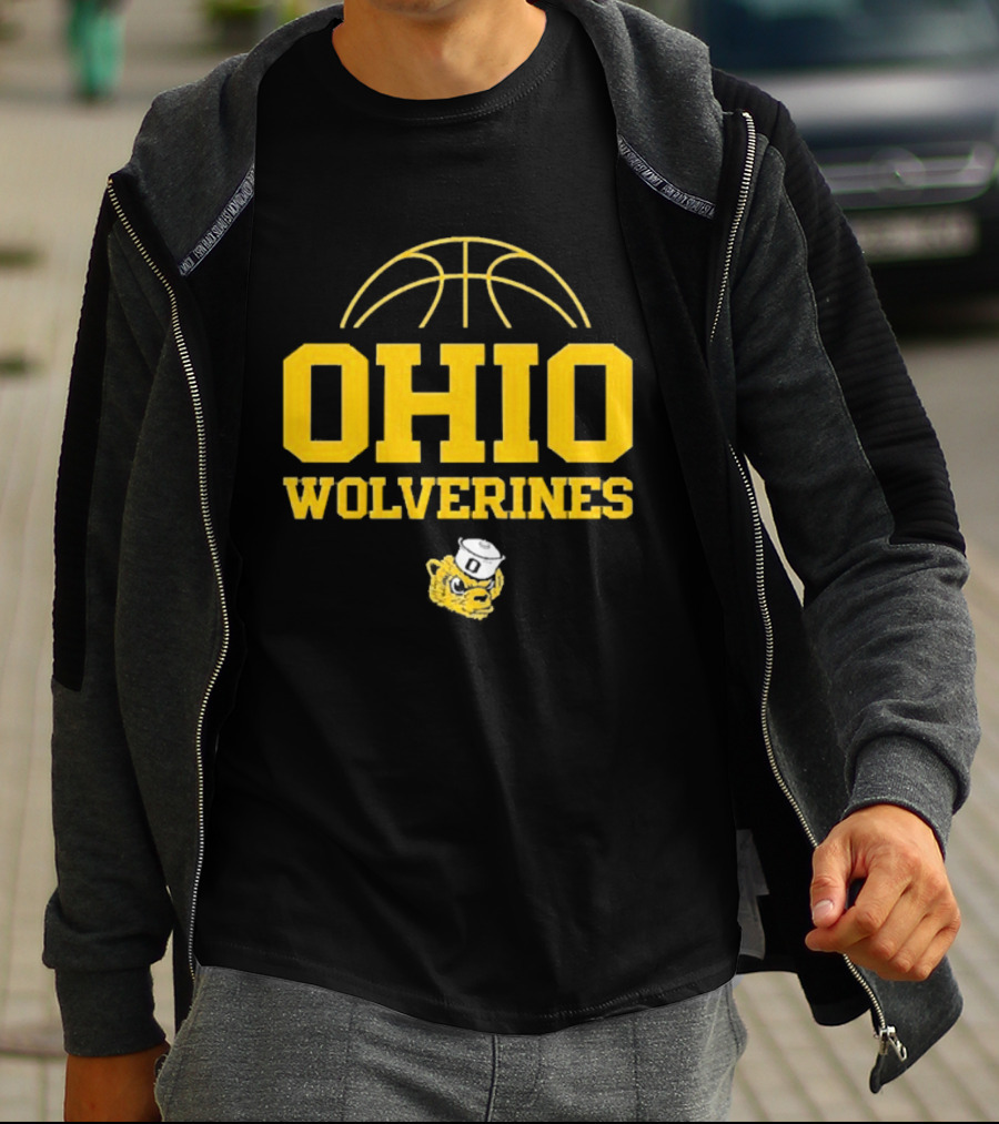 Ohio Wolverines Basketball Yellow T-Shirt
