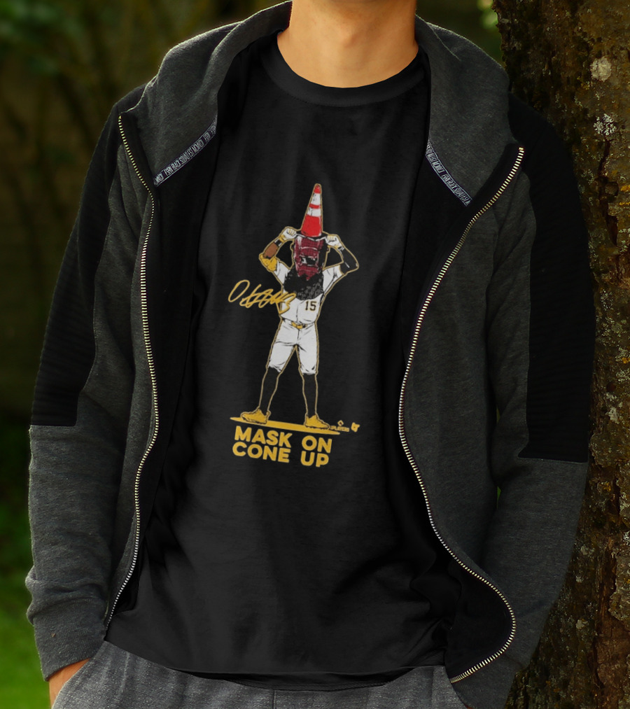 Oneil Cruz Mask On Cone Up Baseball 15 T-Shirt