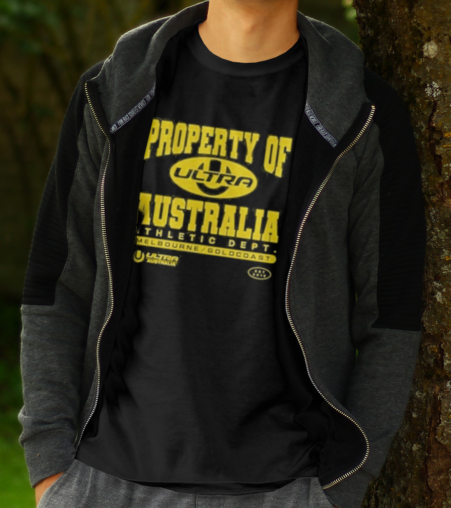 Property Of Australia Ultra Melbourne Gold Coast 2026 Authentic Only T-Shirt