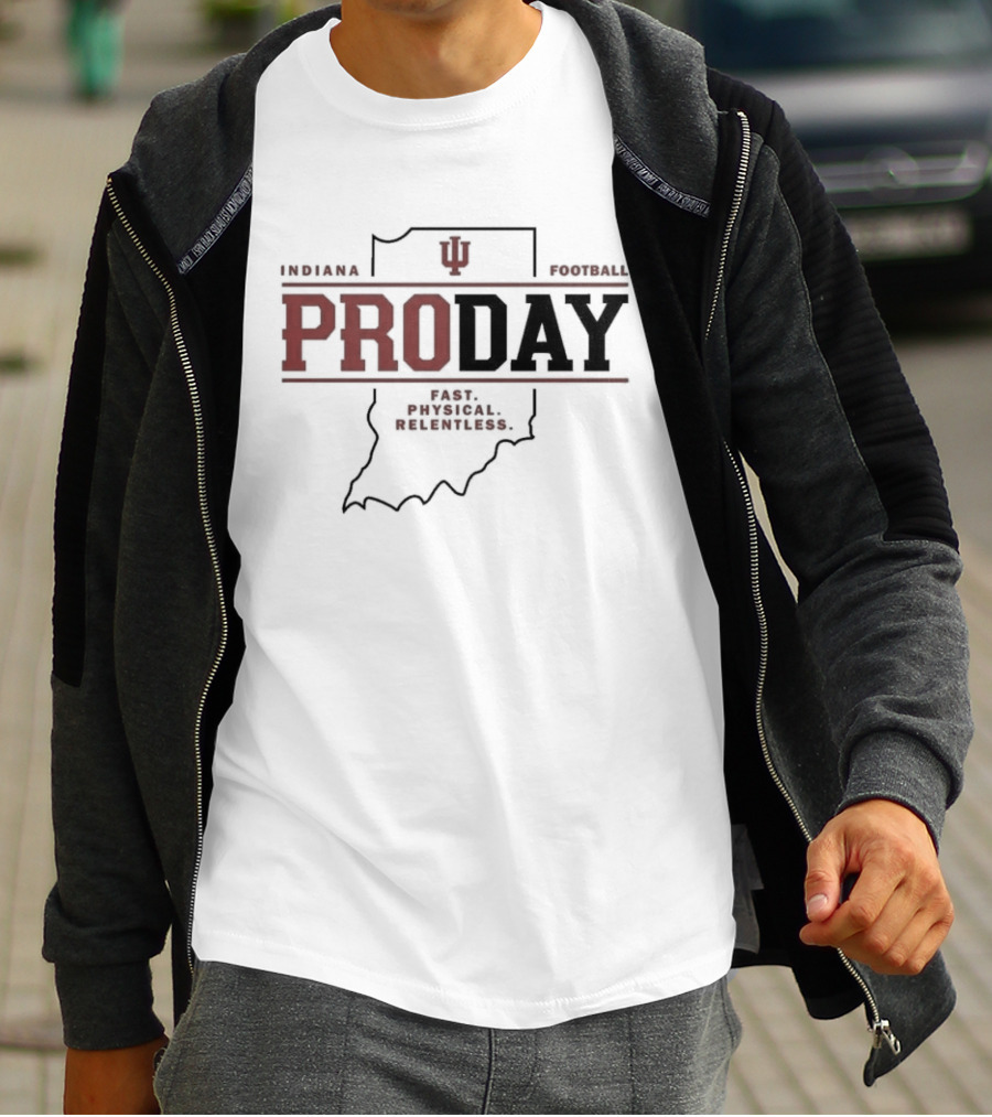 Indiana Football Pro Day Fernando Mendoza Event T-Shirt