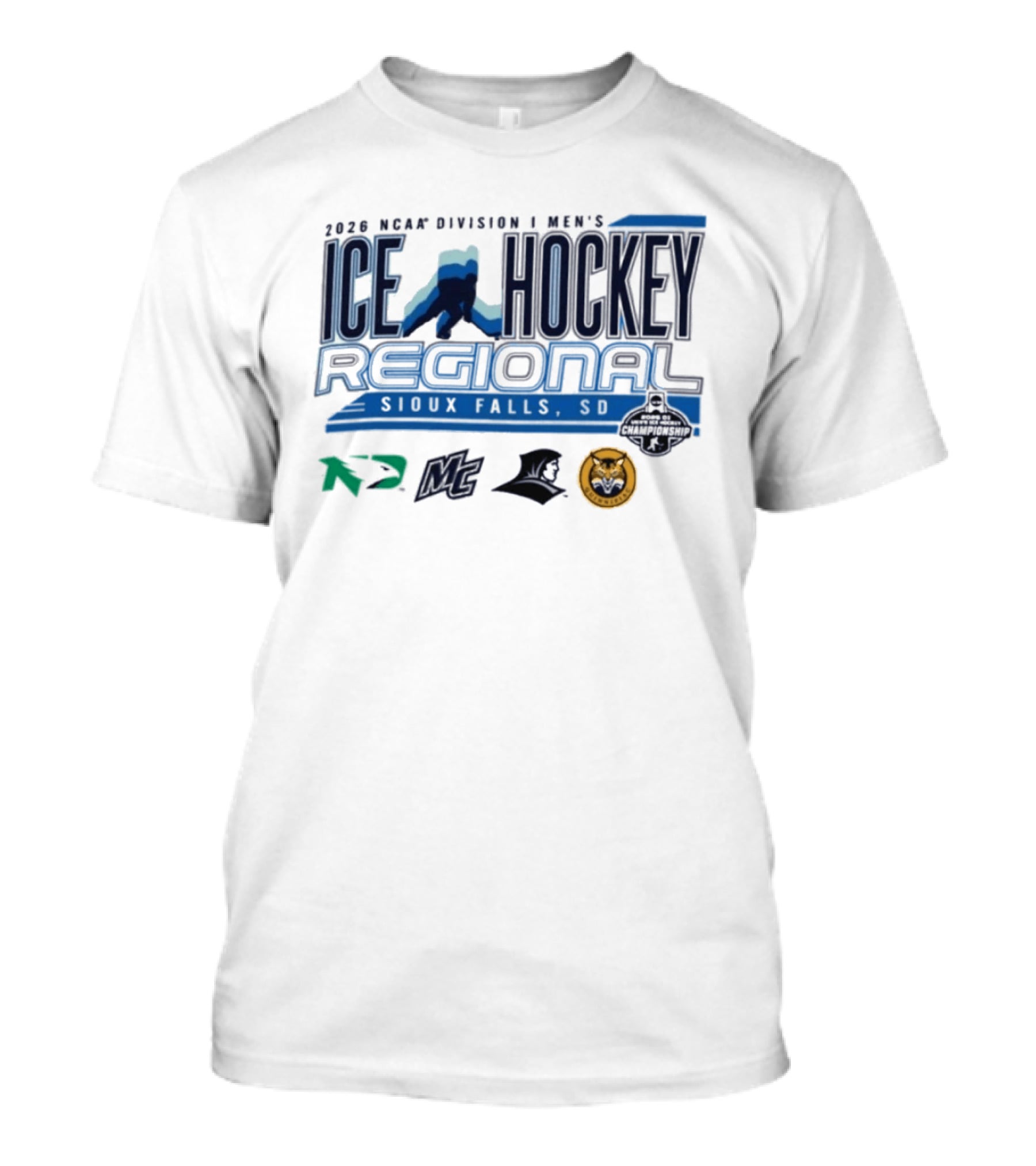 2026 NCAA Division I Men's Ice Hockey Regional Sioux Falls SD T-Shirt