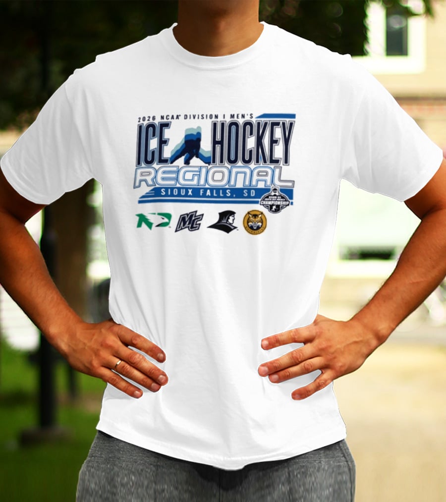 2026 NCAA Division I Men's Ice Hockey Regional Sioux Falls SD T-Shirt