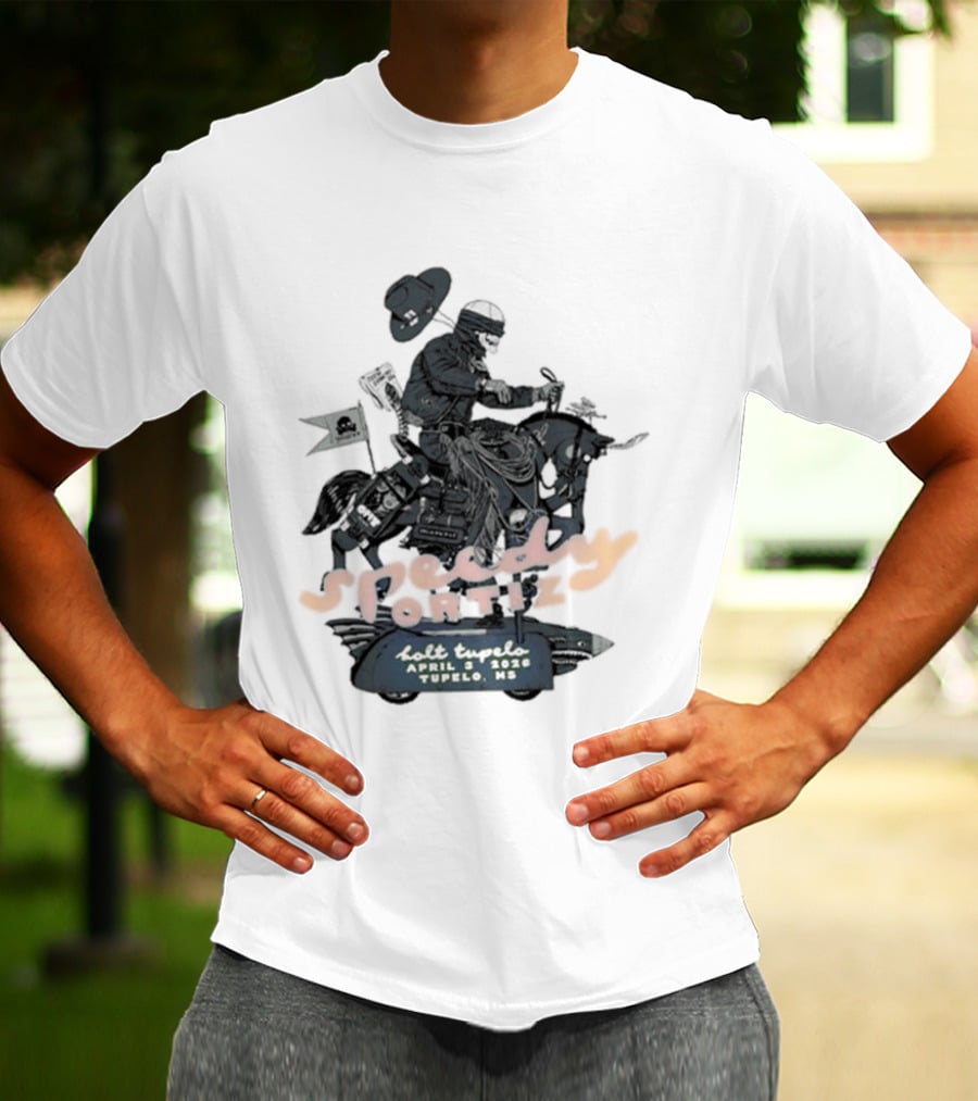 Speedy Ortiz Concert April 3 2026 Tupelo Bolt Event T-Shirt