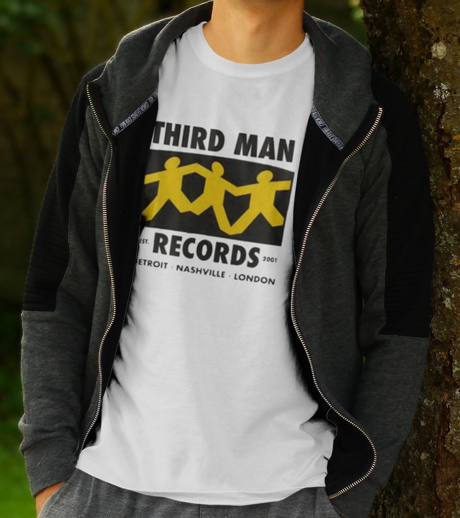 Third Man Records Est 2001 Detroit Nashville London T-Shirt