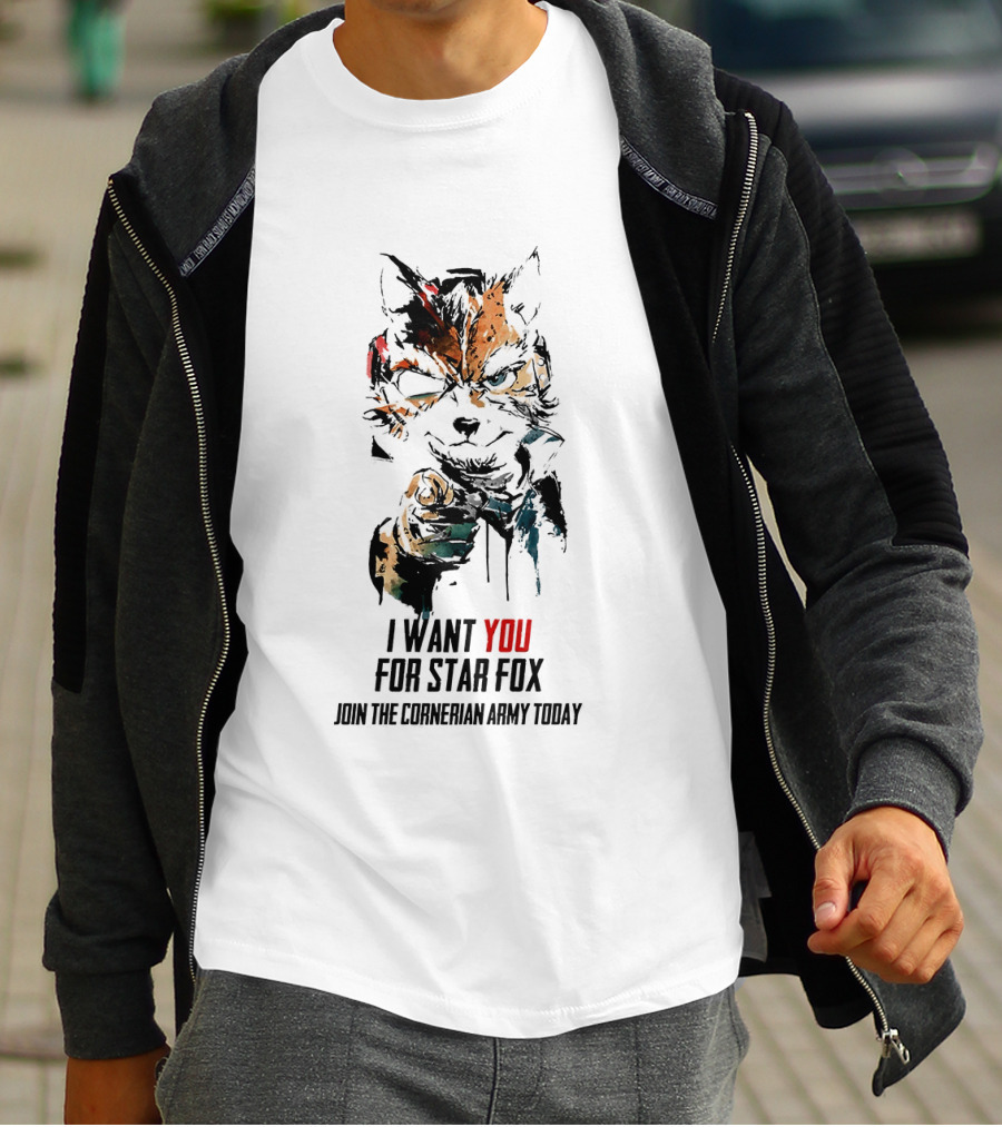 I Want You For Star Fox Join The Cornerian Army Today T-Shirt