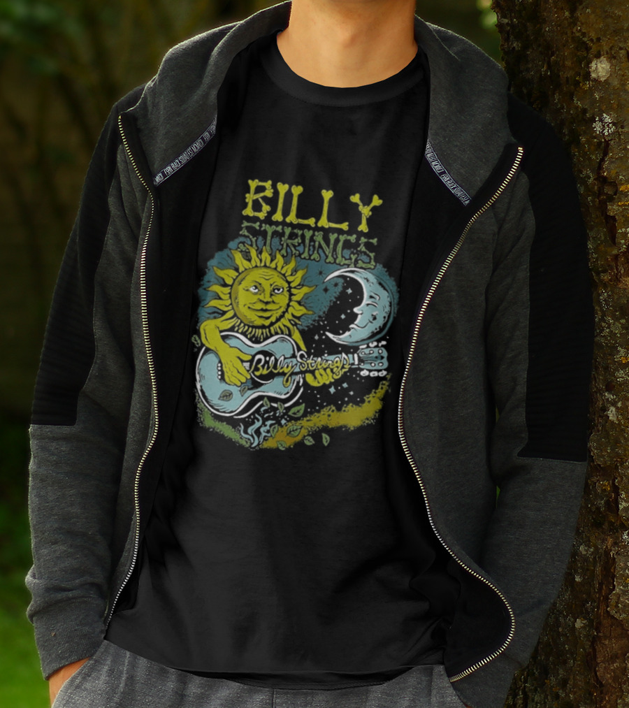 Billy Strings Sun And Moon Guitar T-Shirt