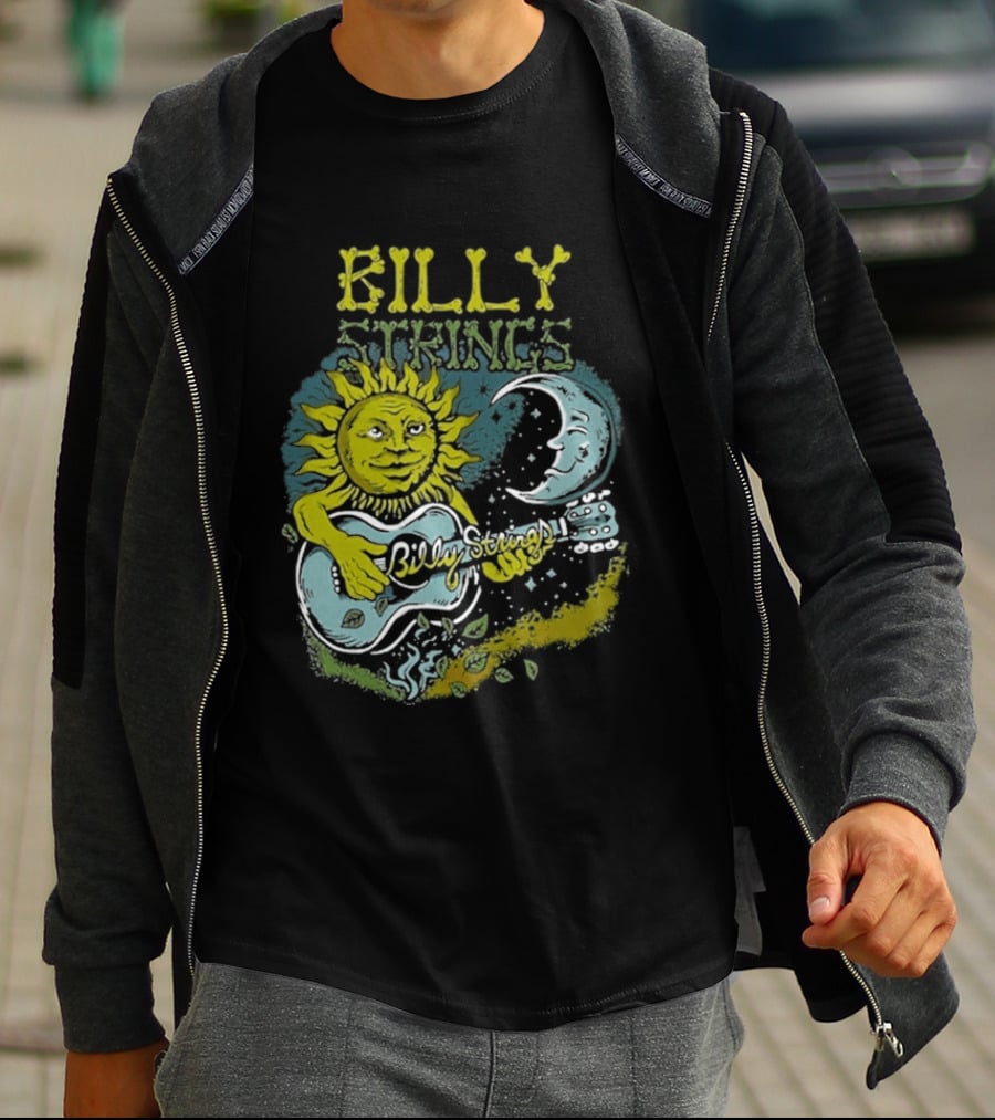 Billy Strings Sun And Moon Guitar T-Shirt