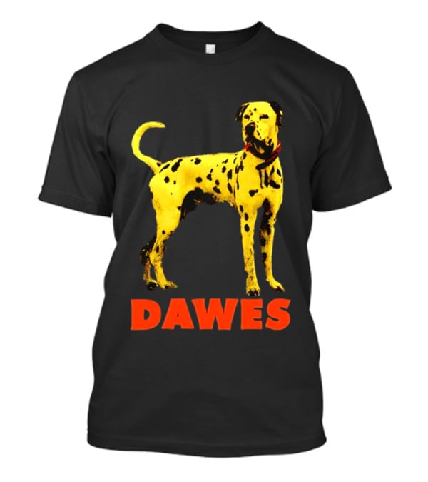 Dawes Dalmatian Dog Yellow And Red T-Shirt