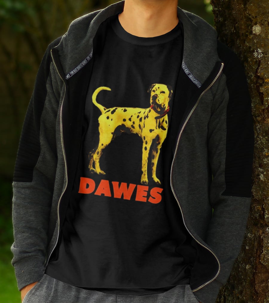 Dawes Dalmatian Dog Yellow And Red T-Shirt