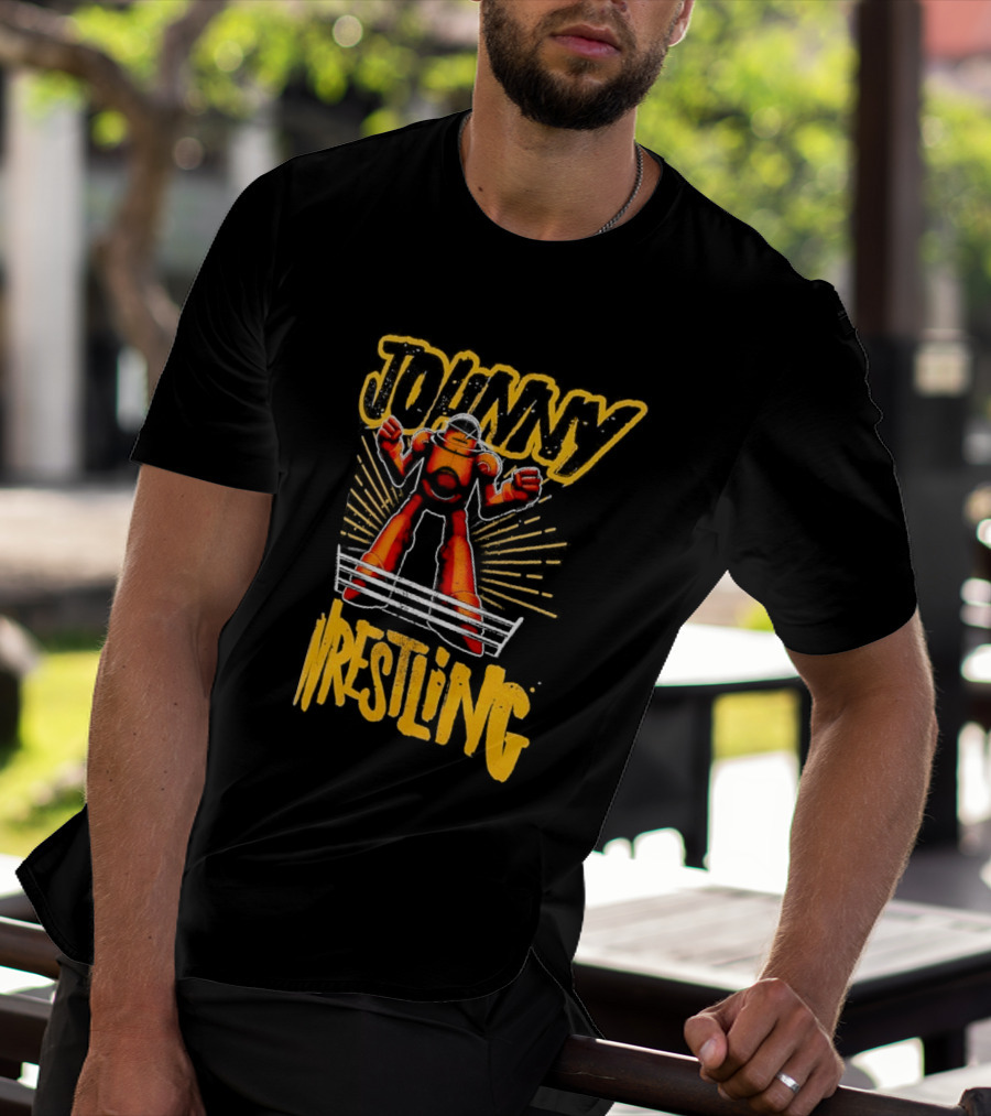 Johnny Gargano Wrestling Robot T-Shirt