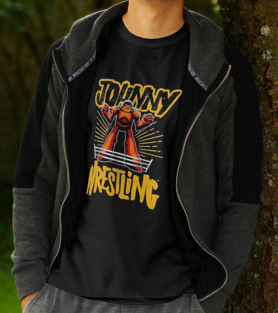 Johnny Gargano Wrestling Robot T-Shirt