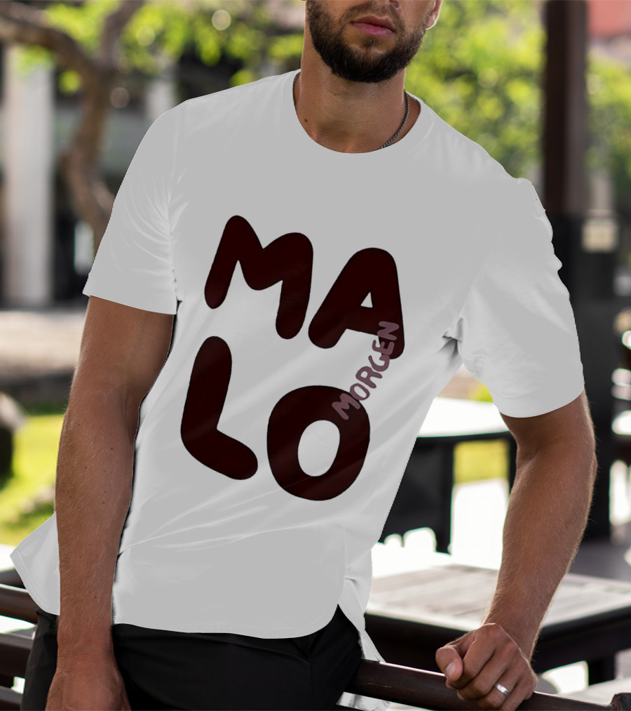 Malo Morgen Balkan Textual T-Shirt