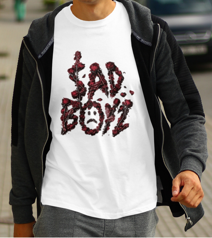 Sad Boyz Rose Petals Face T-Shirt