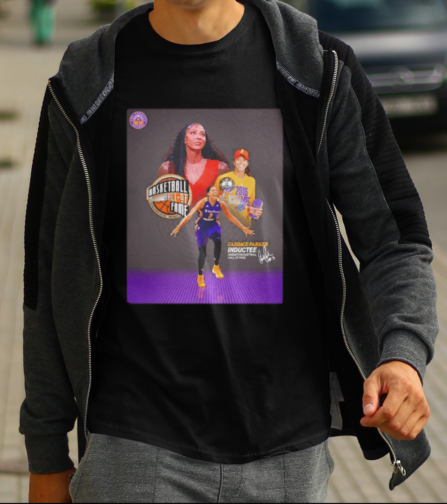Candace Parker Basketball Hall Of Fame Inductee 2016 Champion Sparks T-Shirt