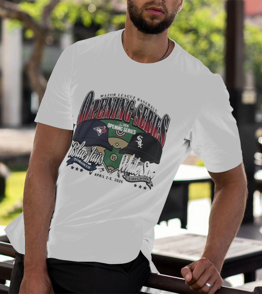 Major League Baseball Opening Series Blue Jays Vs White Sox April 2 5 2026 T-Shirt