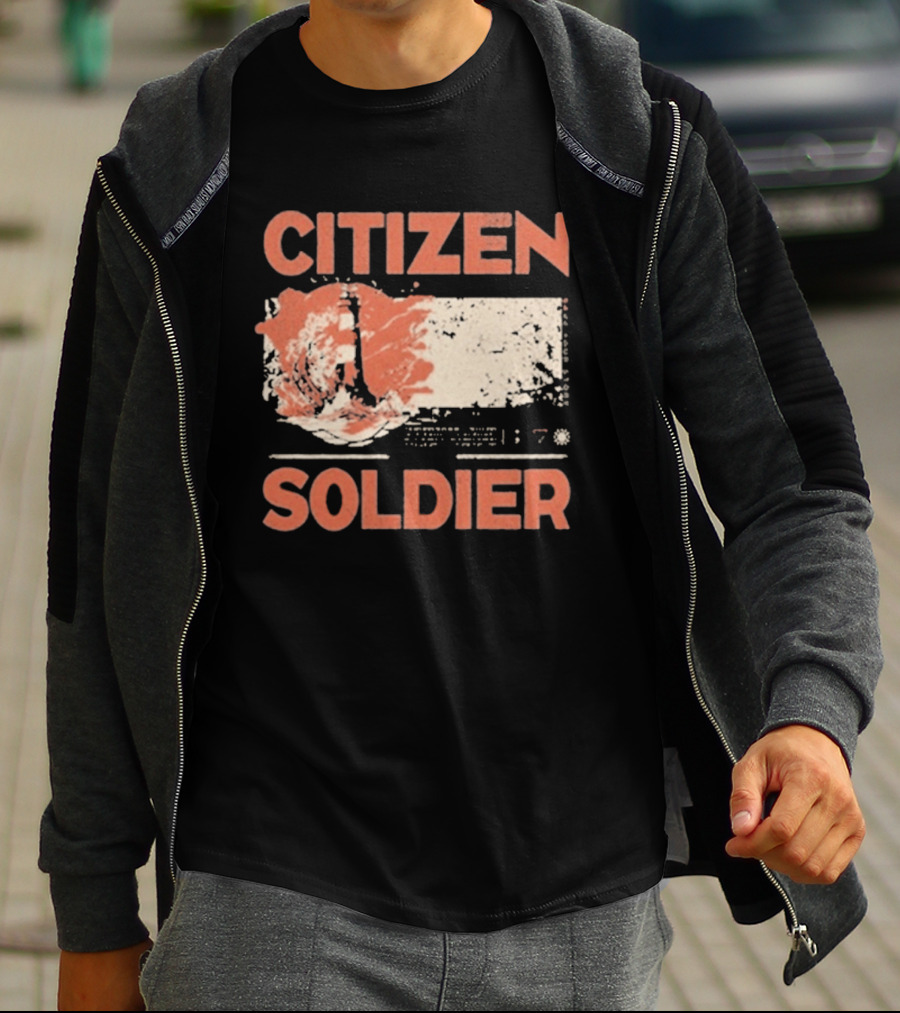 Citizen Soldier Save Your Story Torn Paper Distressed T-Shirt