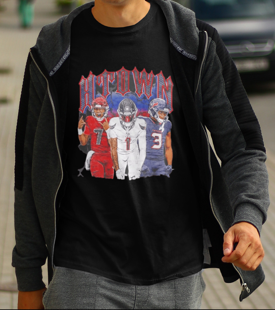 CJ Stroud Tank Dell Kamari Lassiter Houston Texans H TOWN 713 T-Shirt
