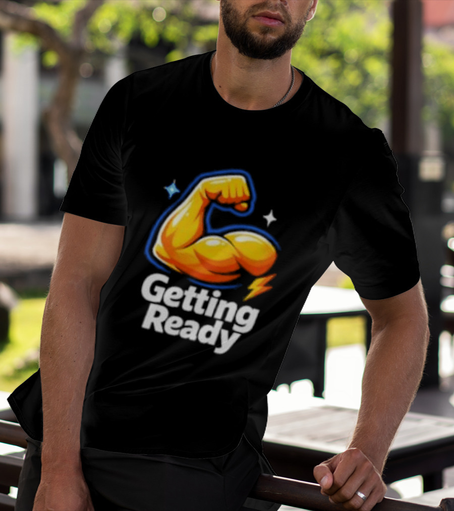 Cristiano Ronaldo Getting Ready Strong Arm Emoji T-Shirt