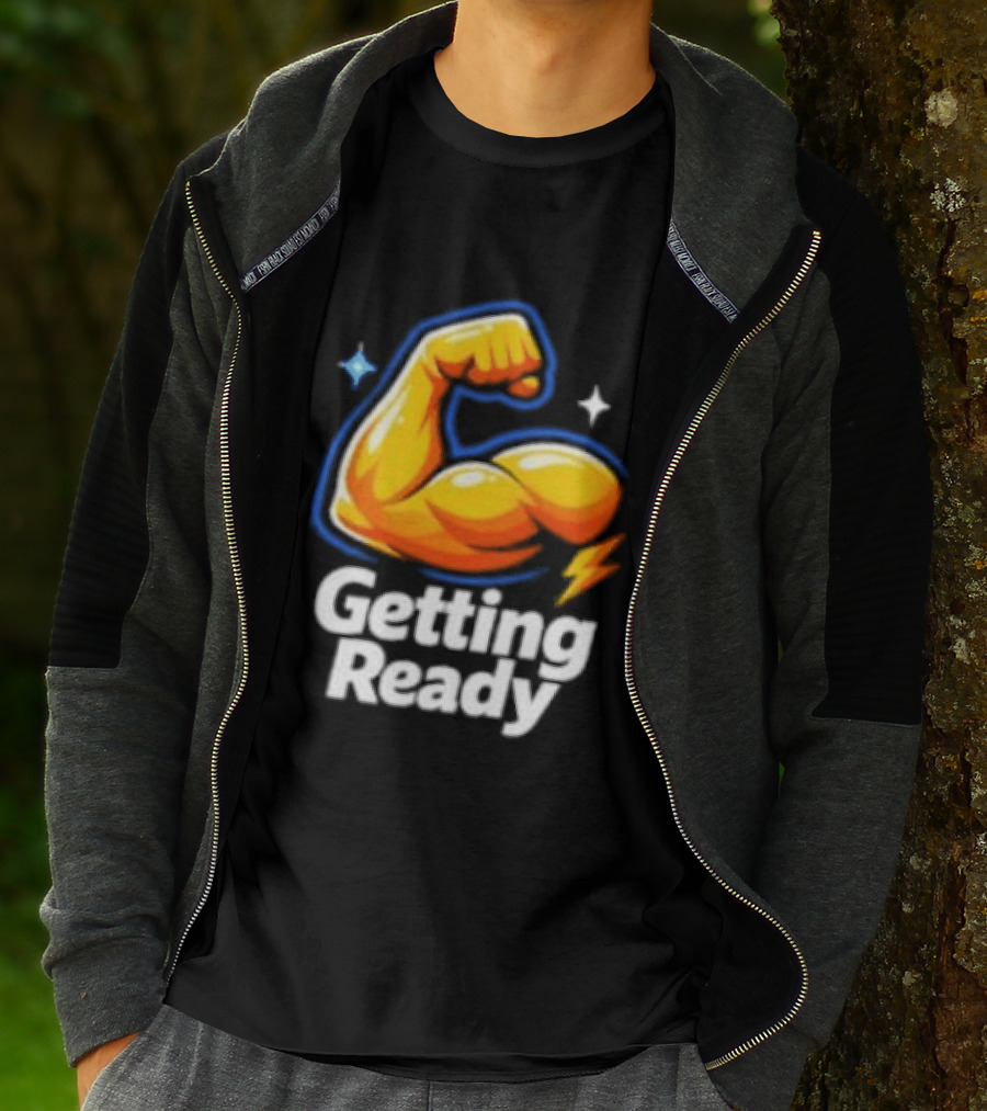 Cristiano Ronaldo Getting Ready Strong Arm Emoji T-Shirt