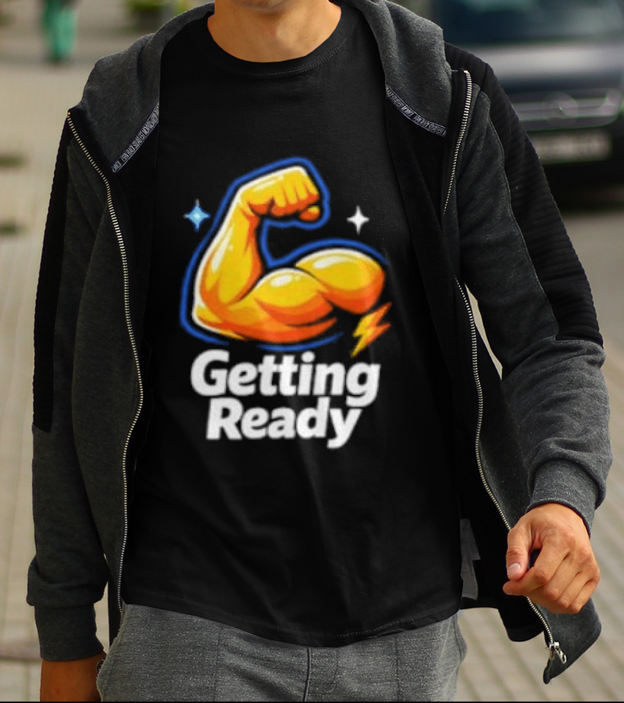 Cristiano Ronaldo Getting Ready Strong Arm Emoji T-Shirt