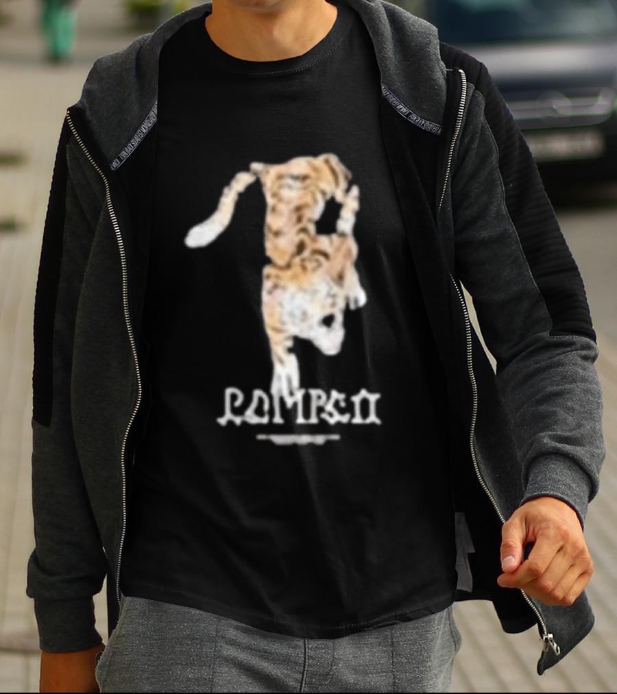 Pompeii Tiger Jumping T-Shirt