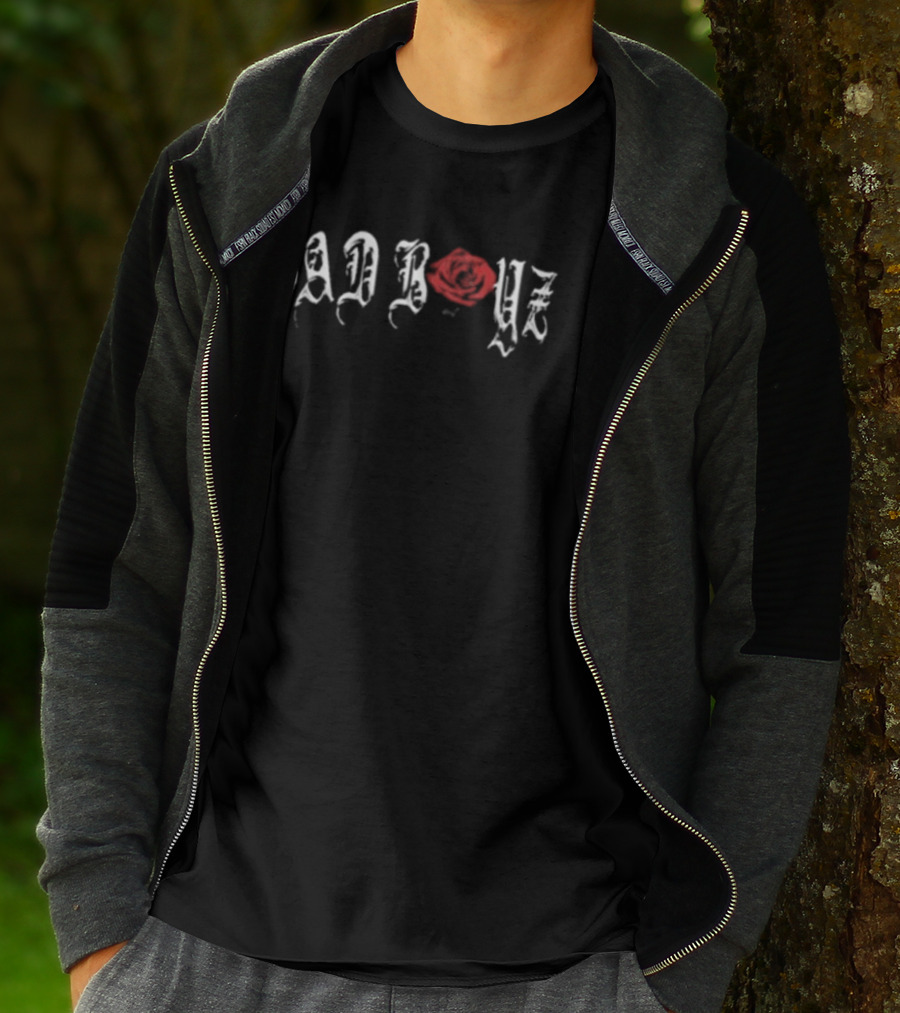 Sad Boyz Broken Red Rose T-Shirt