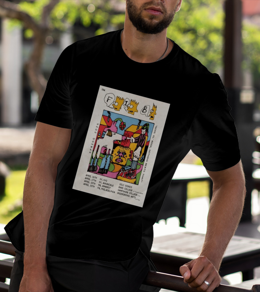 Fib Band Spring 2026 Tour Good Ol' Rock Iconic Dates USA Locations T-Shirt